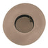 Walrus Hats Wide Brim Sundial - Walrus Hats Grey Wool Felt Wide Brim Foldable Hat - H7011
